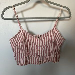 Billabong Striped Crop Top
